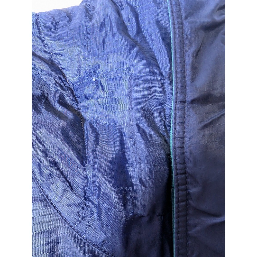 Vintage Patagonia Anorak Pullover Windbreaker Jacket Blue Mens L Hooded - Picture 3 of 7